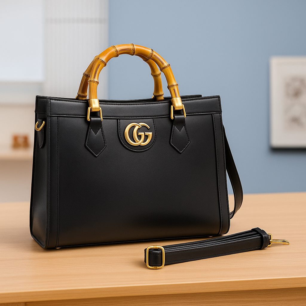 100% Imported GCI Diana Black Bag