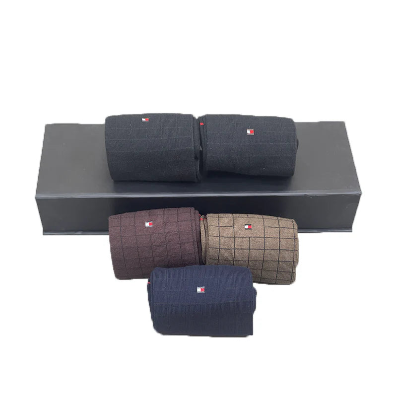 Gift Box Full Socks - Branded Formal Socks (Pack of 5)