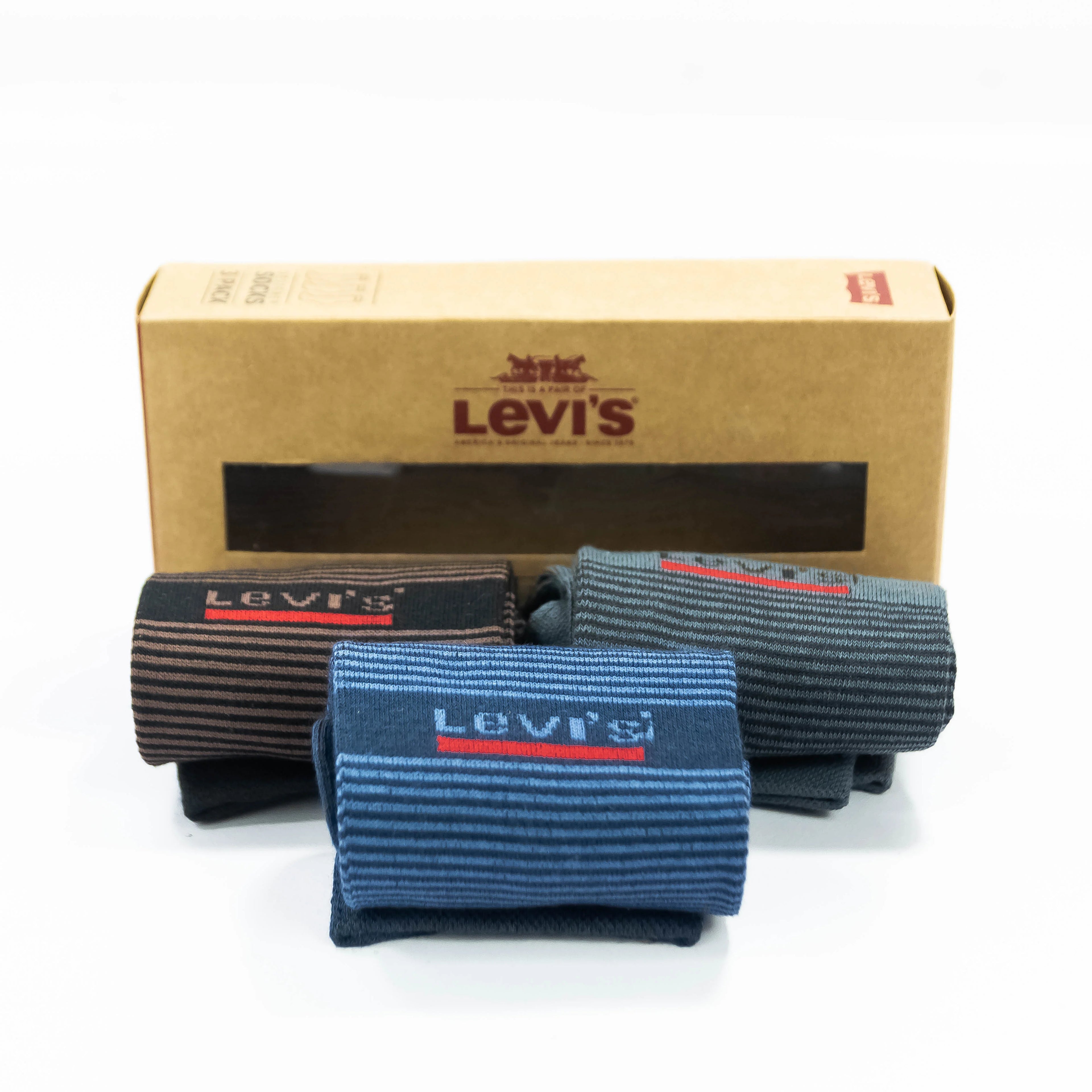 Full Socks - L-E-V-I-S Full Socks - Pack of 3