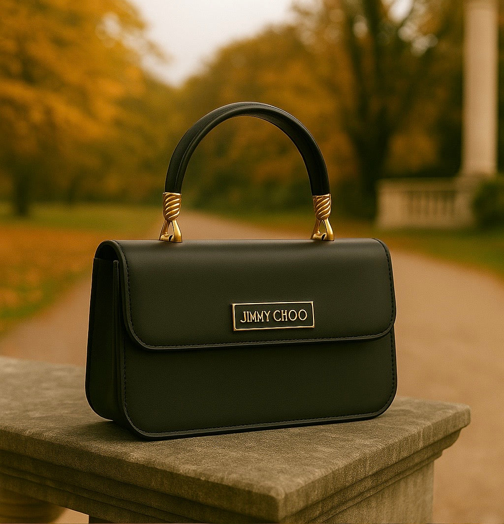 100% Imported JIMY CHOOO Handbag (Black)