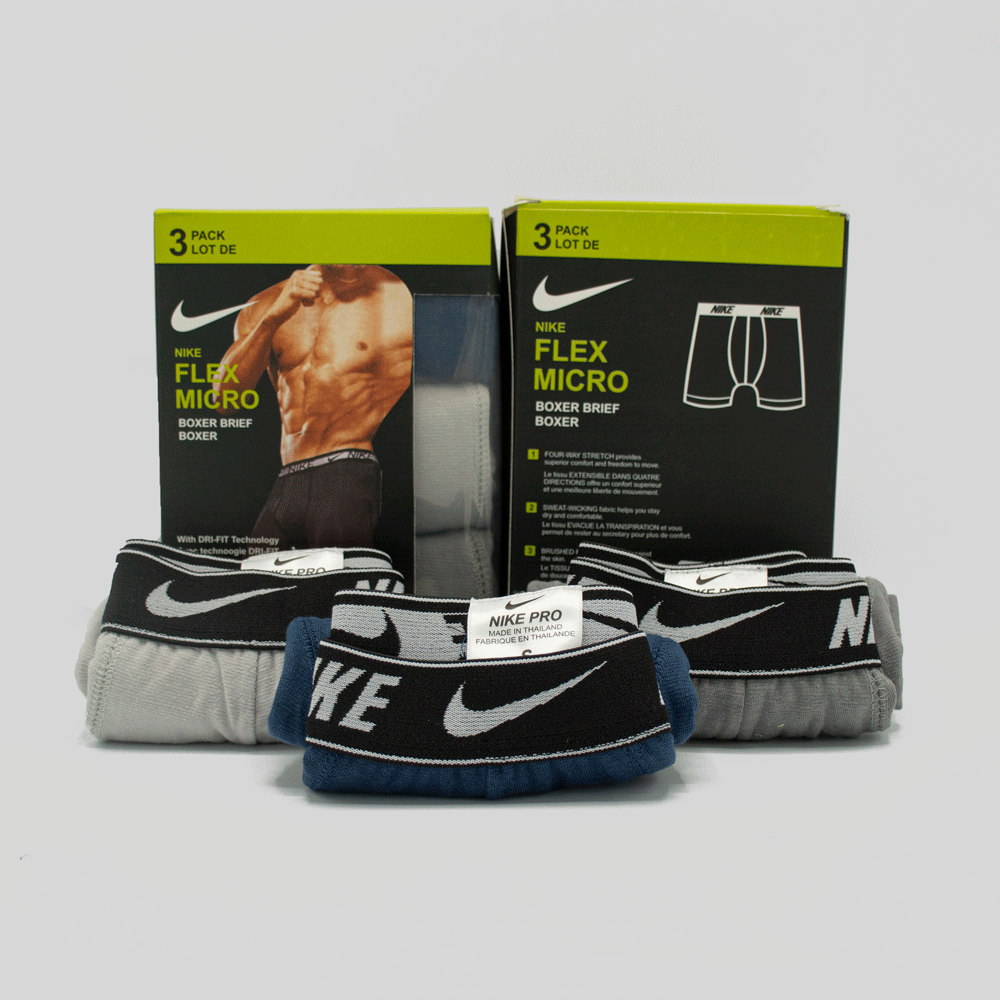 Branded Boxer N-i-k-e (Pack Of 3)