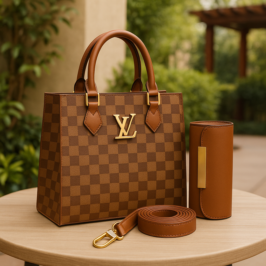 Imported 100% VOGUE 2 PIECE BROWN