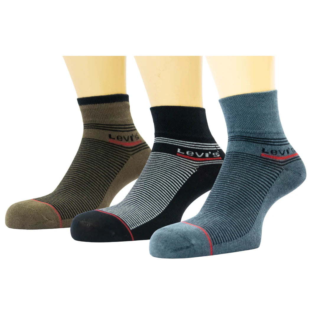 L-E-V-I-S Ankle Socks Pack of 3