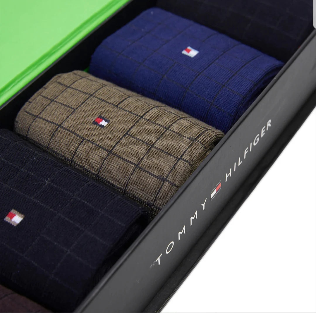 Gift Box Full Socks - Branded Formal Socks (Pack of 5)